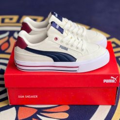Giày Puma Court Classic Classic Vulcanized Formstrip 'White Blue' Like Auth 01