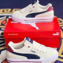 Giày Puma Court Classic Classic Vulcanized Formstrip 'White Blue' Like Auth 02