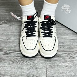Nike Air Force 1 Low Louis Vuitton 'Beige Black' Like Auth 08