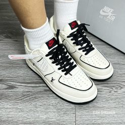Nike Air Force 1 Low Louis Vuitton 'Beige Black' Like Auth 09
