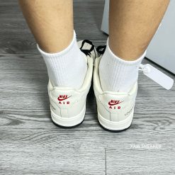 Nike Air Force 1 Low Louis Vuitton 'Beige Black' Like Auth 10