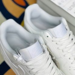 Nike Air Forcre 1 Low All White Like Auth (5)