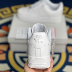 Nike Air Forcre 1 Low All White Like Auth (9)