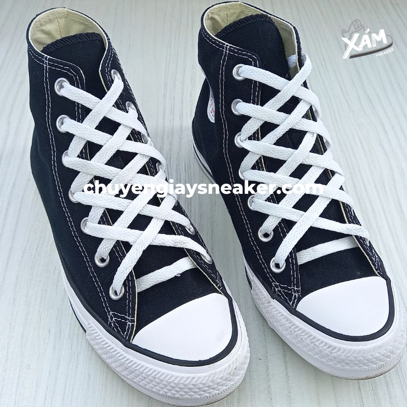 Thắt dây giày Converse cao cổ kiểu Diamond