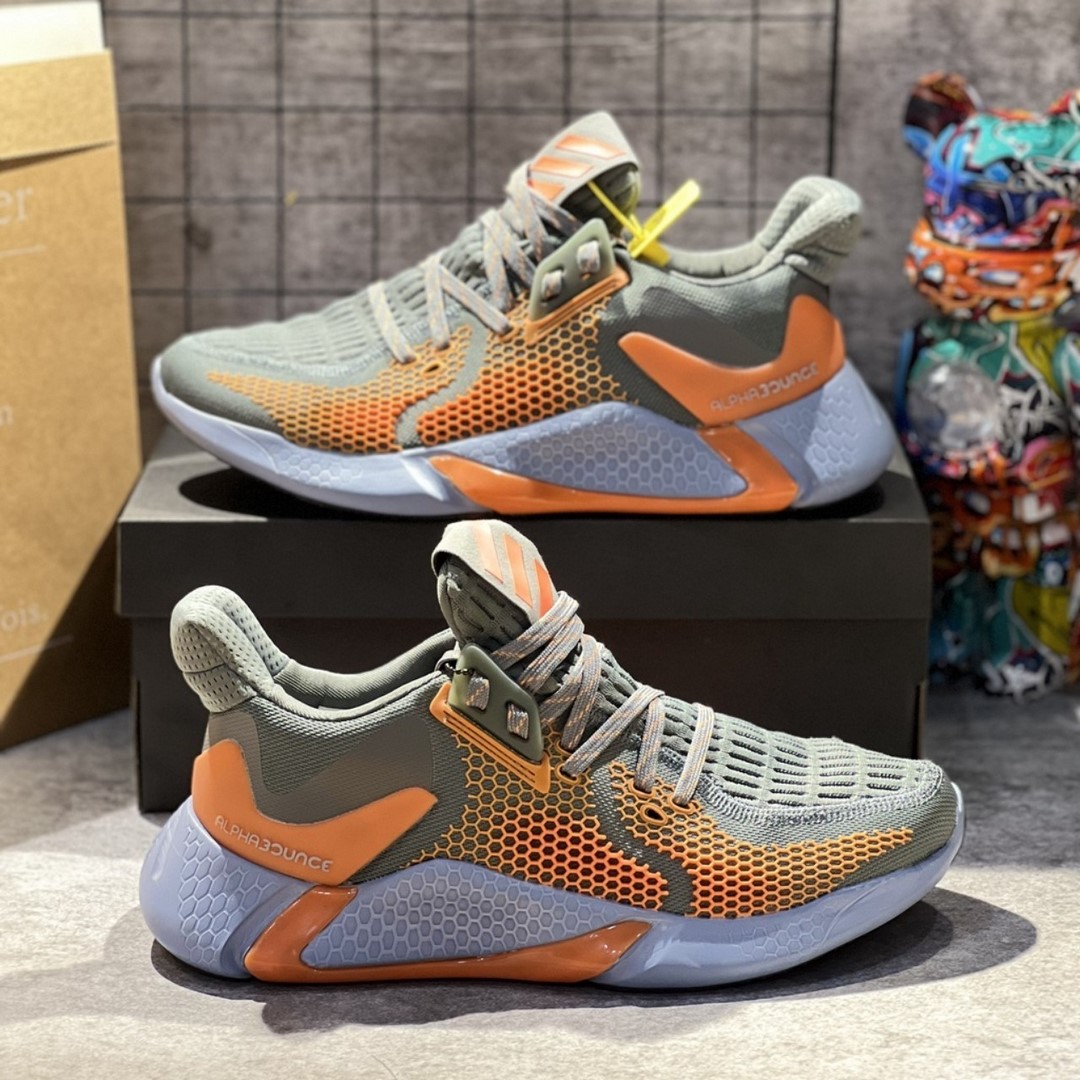 Adidas Alphabounce Instinct M 2020 Xanh Cam Replica