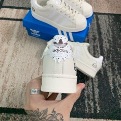 Giày Adidas Superstar  Kem Siêu cấp