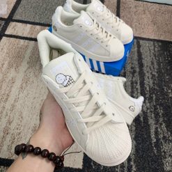 Giày Adidas Superstar  Kem Siêu cấp