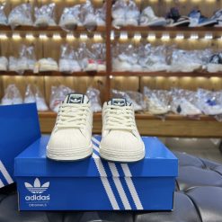 Giày Adidas Superstar Trắng Gót Xanh Siêu cấp