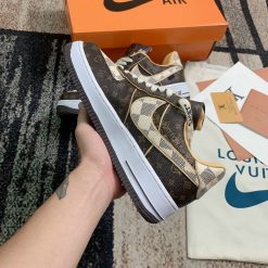 Giày Nike Air Force 1 Luxury Louis Vuitton Siêu Cấp