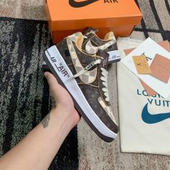 Giày Nike Air Force 1 Luxury Louis Vuitton Siêu Cấp