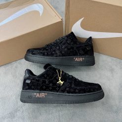 Giày Nike Air Force 1 Luxury Louis Vuitton Siêu Cấp