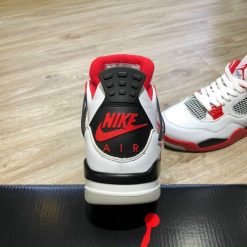Giày Jordan 4 Retro Fire Red Siêu Cấp