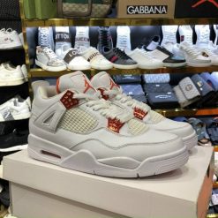 Giày Jordan 4 Retro White Red Siêu Cấp