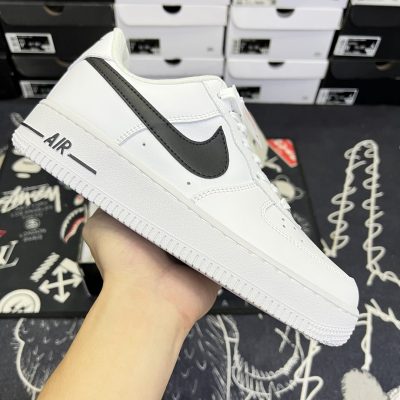 Giày Nike Air Force 1 Swosh Đen Like Auth