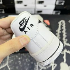 Giày Nike Air Force 1 Swosh Đen Like Auth
