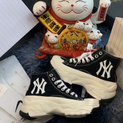 Giày MLB Korea Big Ball Chunky Cao Cổ Đen Siêu Cấp