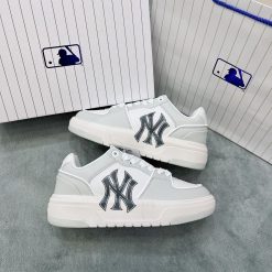 Giày MLB Chunky Liner New York Yankees xám Siêu Cấp