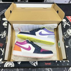 Giày Nike Air Jordan 1 Low Purple Magenta Siêu Cấp
