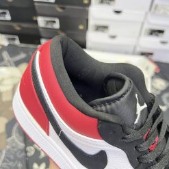 Giày Nike Air Jordan 1 Low Bred Toe Siêu Cấp