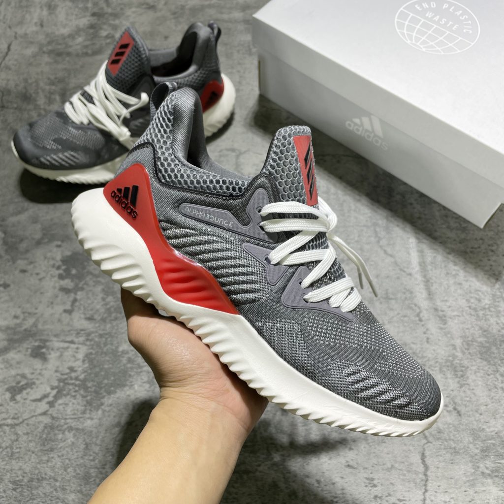 Giày Adidas Alphabounce Beyond Xám Đỏ Replica