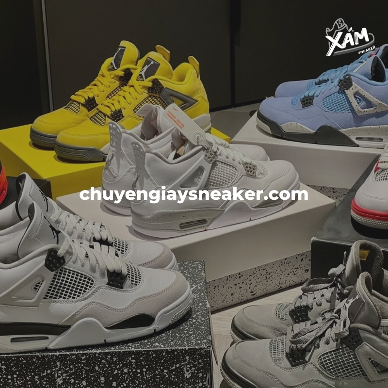 Đa dạng màu sắc trong bộ sưu tập giày Jordan 4 Rep 1 1