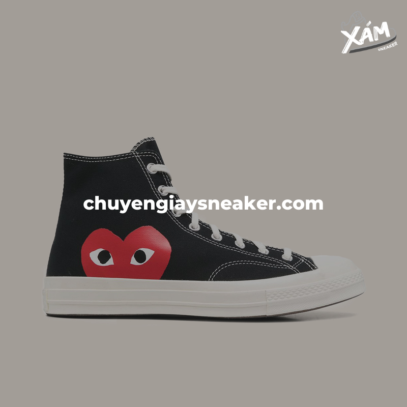 Comme des Garçons Play x Converse High Black Rep 1:1