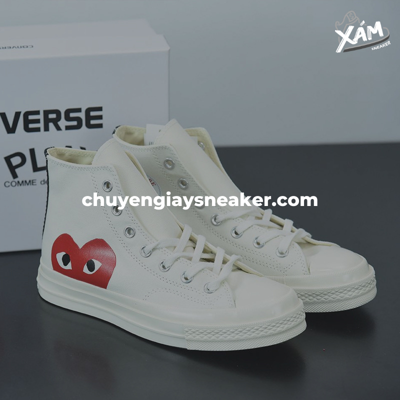 Converse CDG x Chuck Taylor All Star Hi ‘Milk’ replica