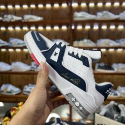 Giày Louis Vuittion  Trainer Black White Siêu Cấp