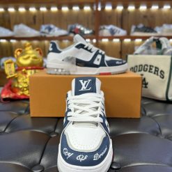 Giày Louis Vuittion  Trainer Black White Siêu Cấp