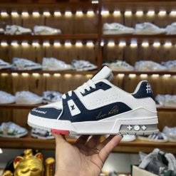 Giày Louis Vuittion  Trainer Black White Siêu Cấp