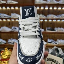 Giày Louis Vuittion  Trainer Black White Siêu Cấp