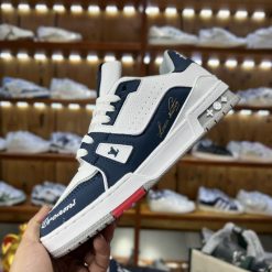 Giày Louis Vuittion  Trainer Black White Siêu Cấp