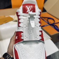 Giày Louis Vuittion  Trainer Red White Best Quality