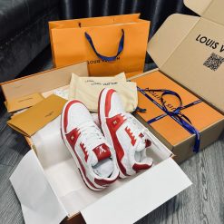 Giày Louis Vuittion  Trainer Red White Best Quality