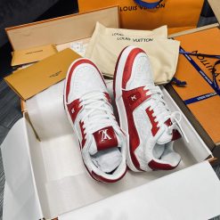 Giày Louis Vuittion  Trainer Red White Best Quality