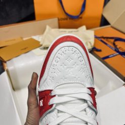 Giày Louis Vuittion  Trainer Red White Best Quality