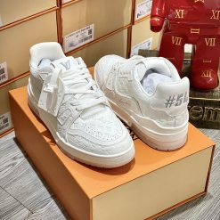 Giày Louis Vuition Trainer Trắng Best Quality