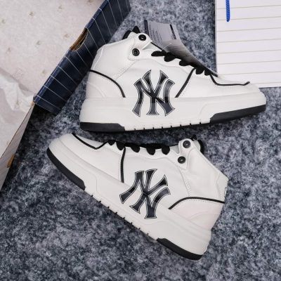 Giày MLB Liner Mid  New York Yankees Black Siêu Cấp