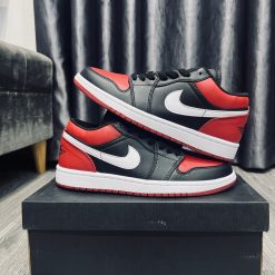 Giày Nike Air Jordan 1 Low Alternate Bred Toe Like Auth