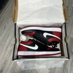 Giày Nike Air Jordan 1 Low Alternate Bred Toe Like Auth