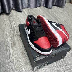 Giày Nike Air Jordan 1 Low Alternate Bred Toe Like Auth