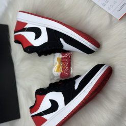 Giày Nike Air Jordan Low red Black Toe Siêu Cấp