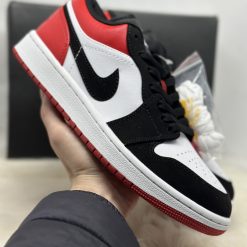 Giày Nike Air Jordan Low red Black Toe Siêu Cấp
