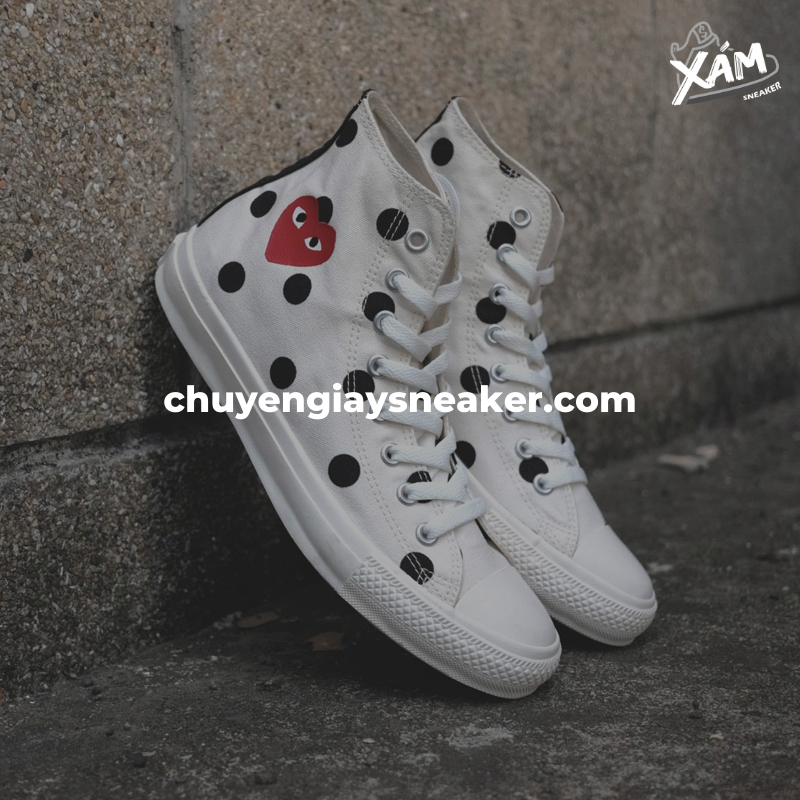 Converse Comme des Garçons ‘White Polka Dot’ Rep 1:1