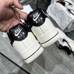 Giày Nike Air Force 1 Cream Black White Siêu Cấp