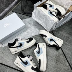 Giày Nike Air Force 1 Cream Black White Siêu Cấp