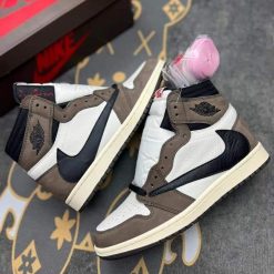 Giày Nike Air Jordan 1 High Travis Scott 'Mocha' Like Auth