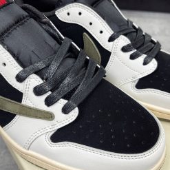 Giày Nike Air Jordan 1 x Travis Scott Retro Low OG SP ‘Olive’ Like Auth