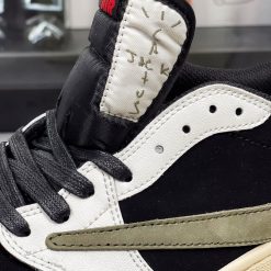 Giày Nike Air Jordan 1 x Travis Scott Retro Low OG SP ‘Olive’ Like Auth