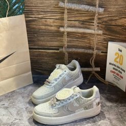 Giày Nike Air Force 1 Low Travis Scott ‘Grey White’